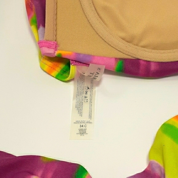 Victoria’s Secret Front Twist Bandeau Multicolored Size 34 C - Picture 7 of 8